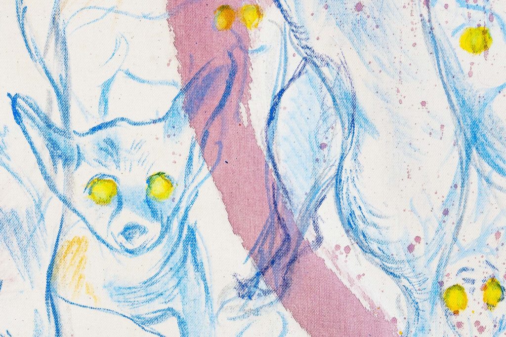 I Stand in Front of the Mirror Like Dog and Paint